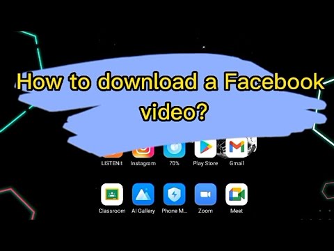 This is how to save video from facebook to fdown.net[lhyn galit.] - YouTube