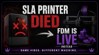 SLA printer died, FDM is now LIVE 🌌 | LIVE 3D Printing Ambience - lo-fi / chillhop / downtempo