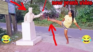 prank video| statue prank| poster prank|