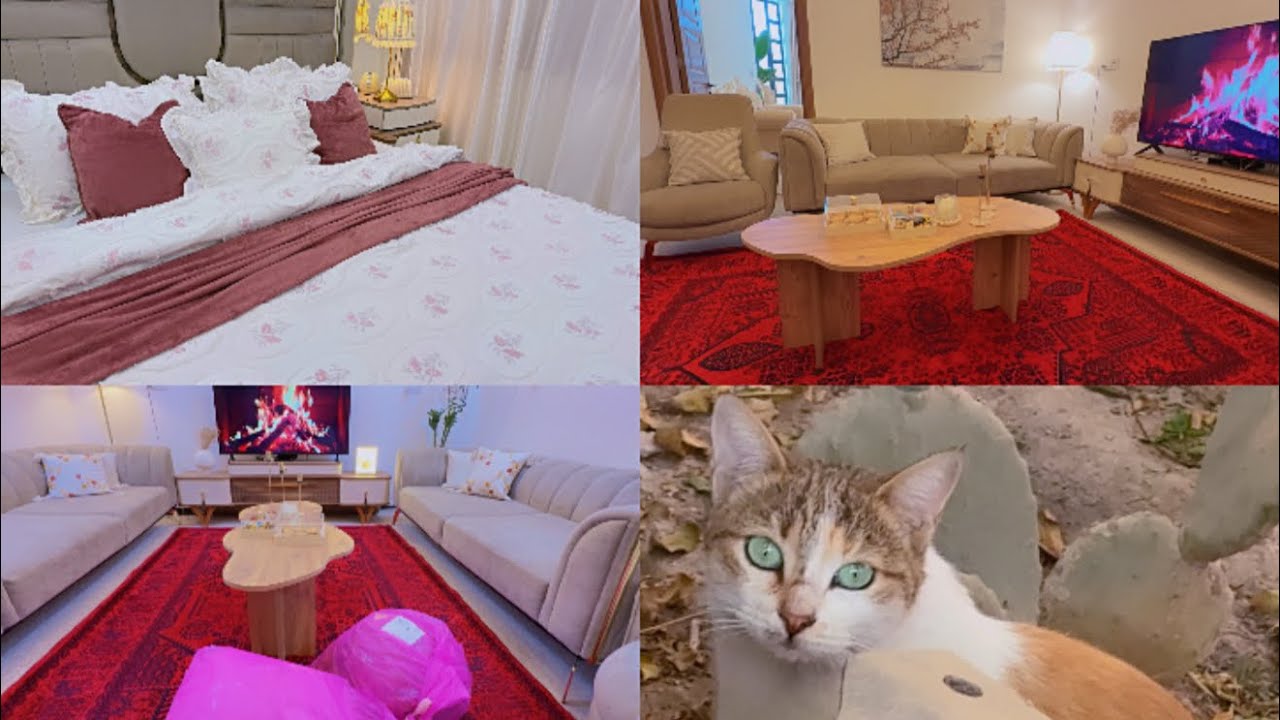 فرشت غرفتي 🎀💕🛌 رحت لبيت اختي🏠افضل اسمد🪴عيد ميلاد بنتي 😍