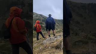 A short hike in the Spanish Mountains. #pyrenees #raining #earthquake #hiking #liftingthespirits