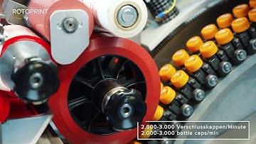 TAMPOPRINT - ROTOPRINT Closure cap printing machine