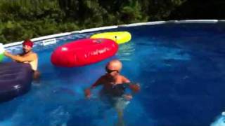 Sickest pool double backflip fail