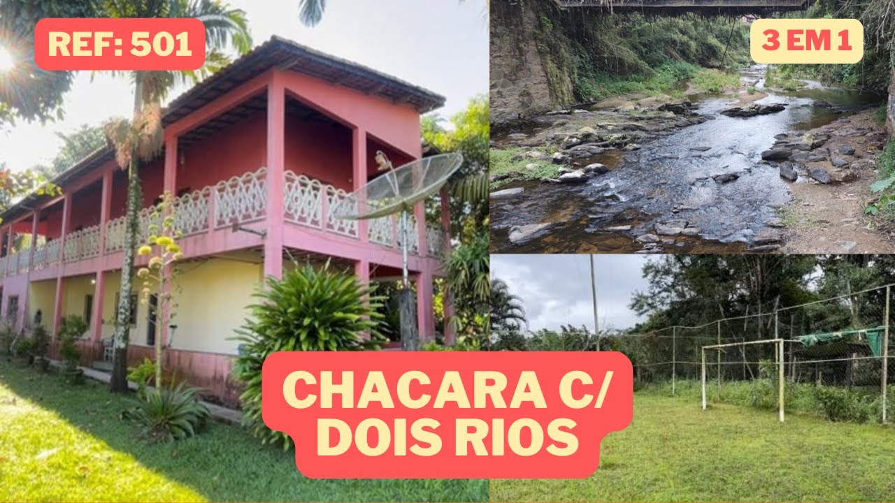 REF. 501, CHACARA COM DOIS RIOS EM PEDRO DE TOLEDO - SP, POR R$ 399.000,00