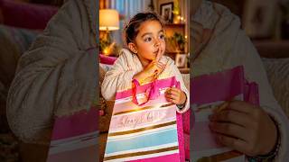 ALANNA ESCONDE ALGO EN LA BOLSA DE REGALO #youtubeshorts #video #like #funny