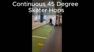 Continuous 45 Degree Skater Hops