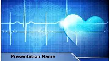 Heart Beat PowerPoint Presentation Template - TheTemplateWizard.com