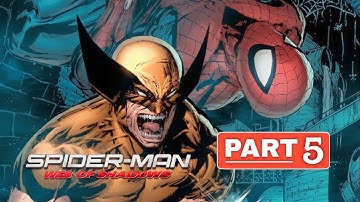 Spider-Man Web of Shadows Walkthrough Gameplay Part 5 (PC) No Commentary