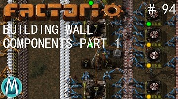 [Factorio] Angels & Bobs Ep 94: Making Wall Components Part 1 (Tutorial/Walkthrough)