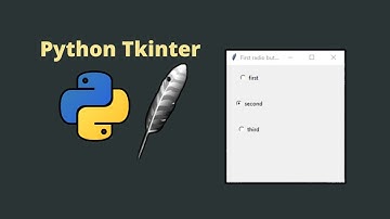 Python Tkinter : How to create a radio button in tkinter