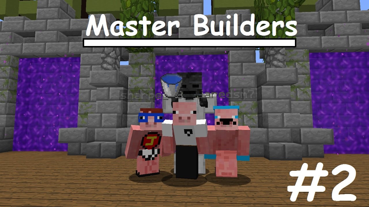 Minecraft: Minigames #2 (Master Builders) - YouTube