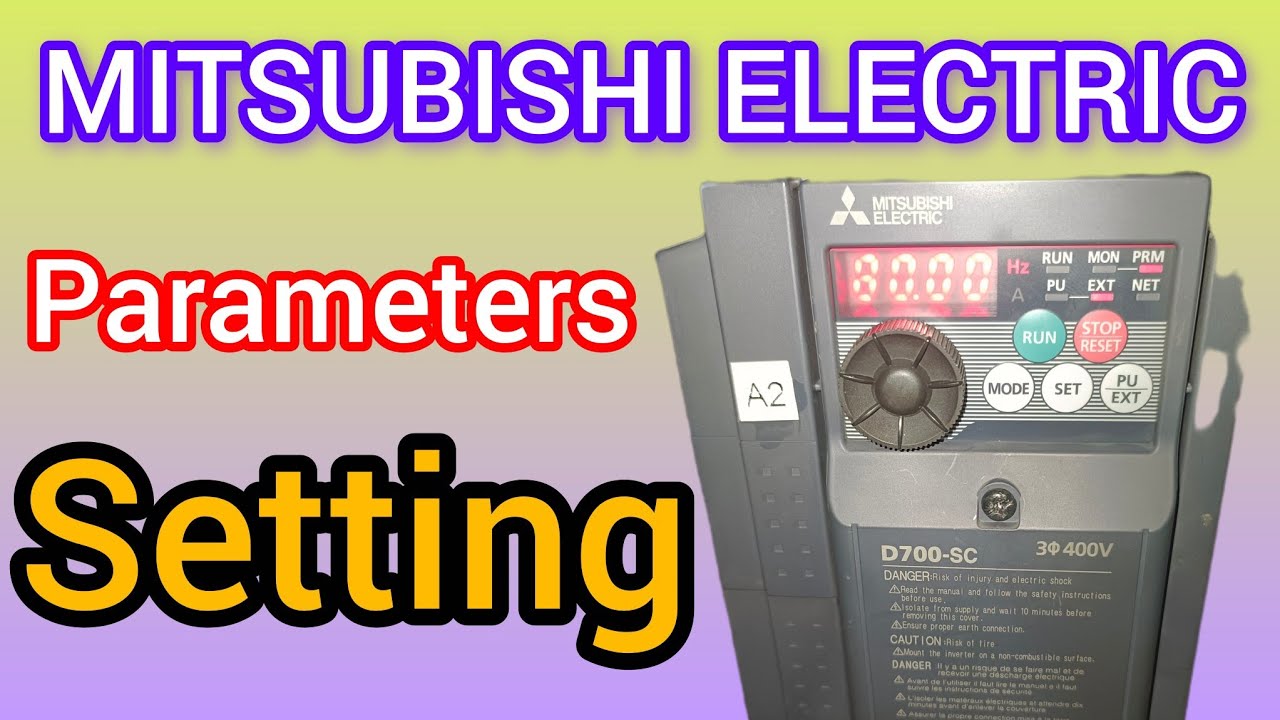 How do you do Mitsubishi electric parameter setting - YouTube