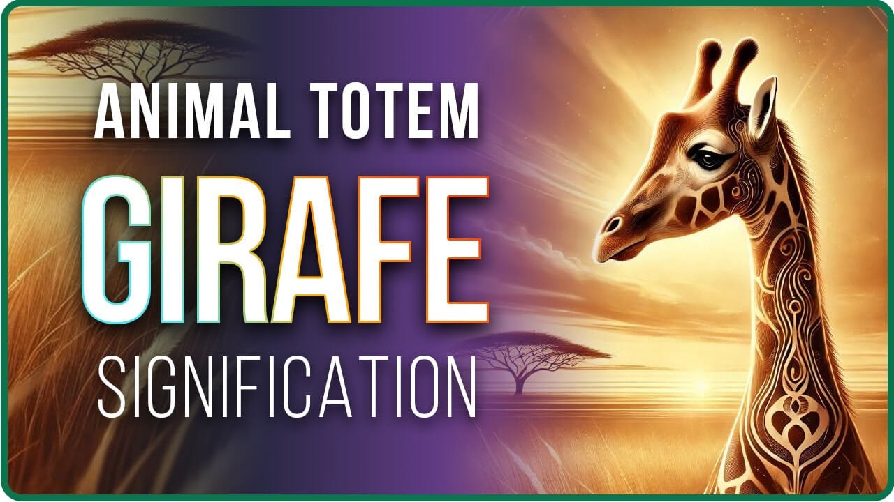 🦒 🙏🏽 ANIMAL TOTEM GIRAFE : Grâce, Élégance et Vision