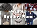 Winter knitting plans 2023 pomegranate kal livestream update  the woolly worker knitting podcast