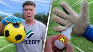 COLLE FORTE SUR DES GANTS DE FOOT !!? (J'arrête toutes les frappes)