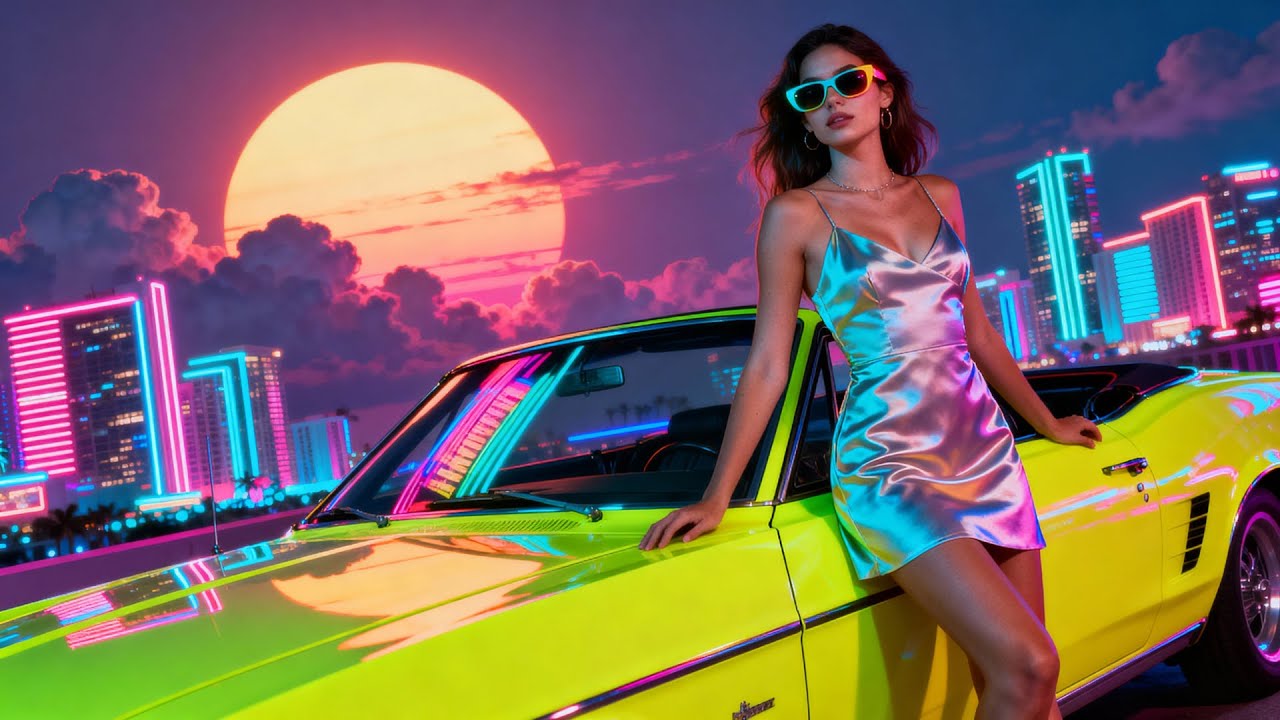 Ночной Драйв 1982 – Пурпурный Гром Далеко За Горизонтом | Чиллсинт • Вейпорвейв • Найт-драйв