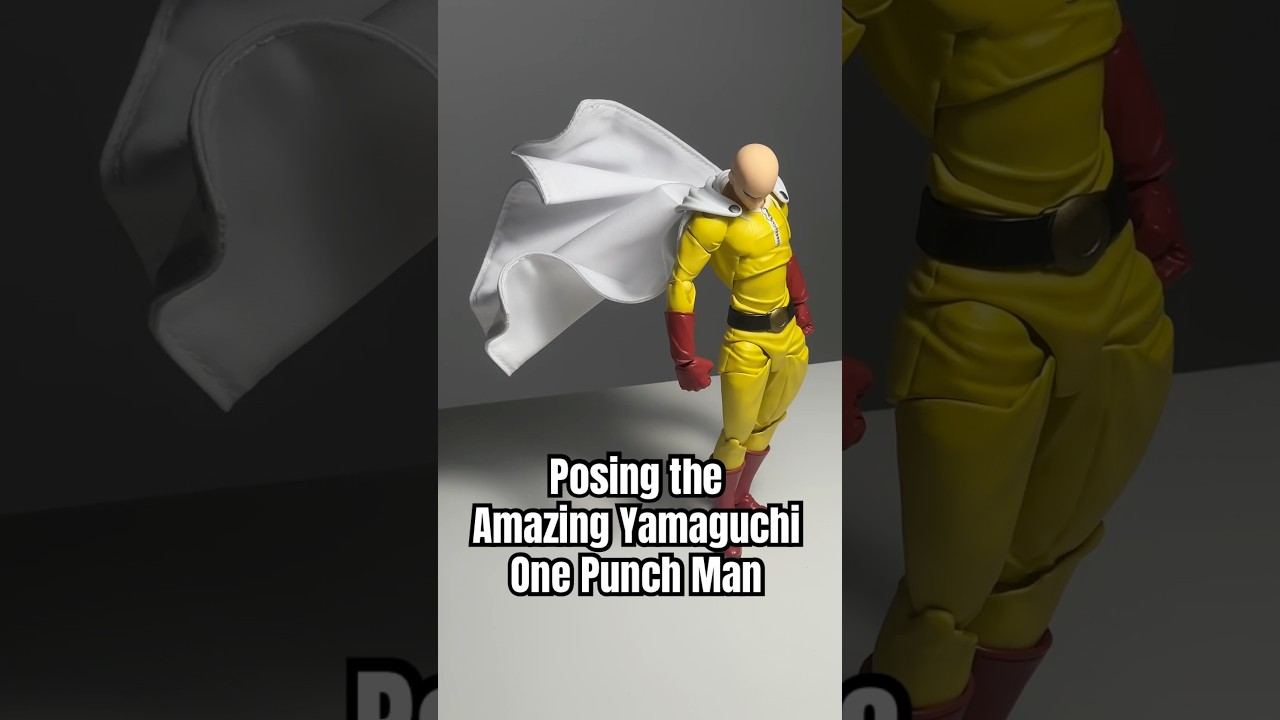 Posing Saitama One Punch Man by Amazing Yamaguchi!!! #onepunchman #actionfigure #posing #collection