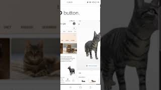 Google 3D animals & AR objects 🐆🐇🐈🐊🐋🐍🐐🐂🐃🐄🐅🐑🐑🐒🐓🐔🐕 #shorts screenshot 5