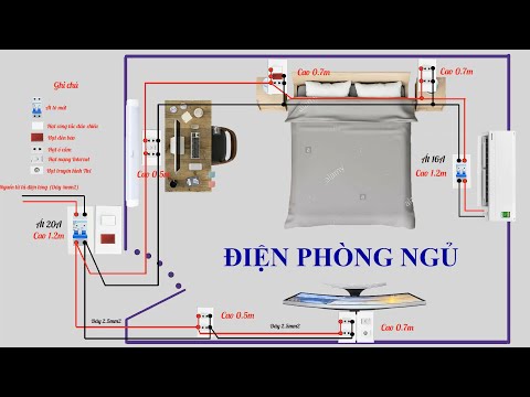 Video Cách bố trí điện phòng ngủ đơn giản, hiệu quả dễ thi... - youtube