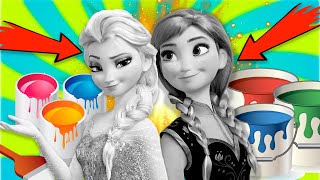Wrong Anna Elsa Frozen Colors Transformation Wrong Heads Puzzle
