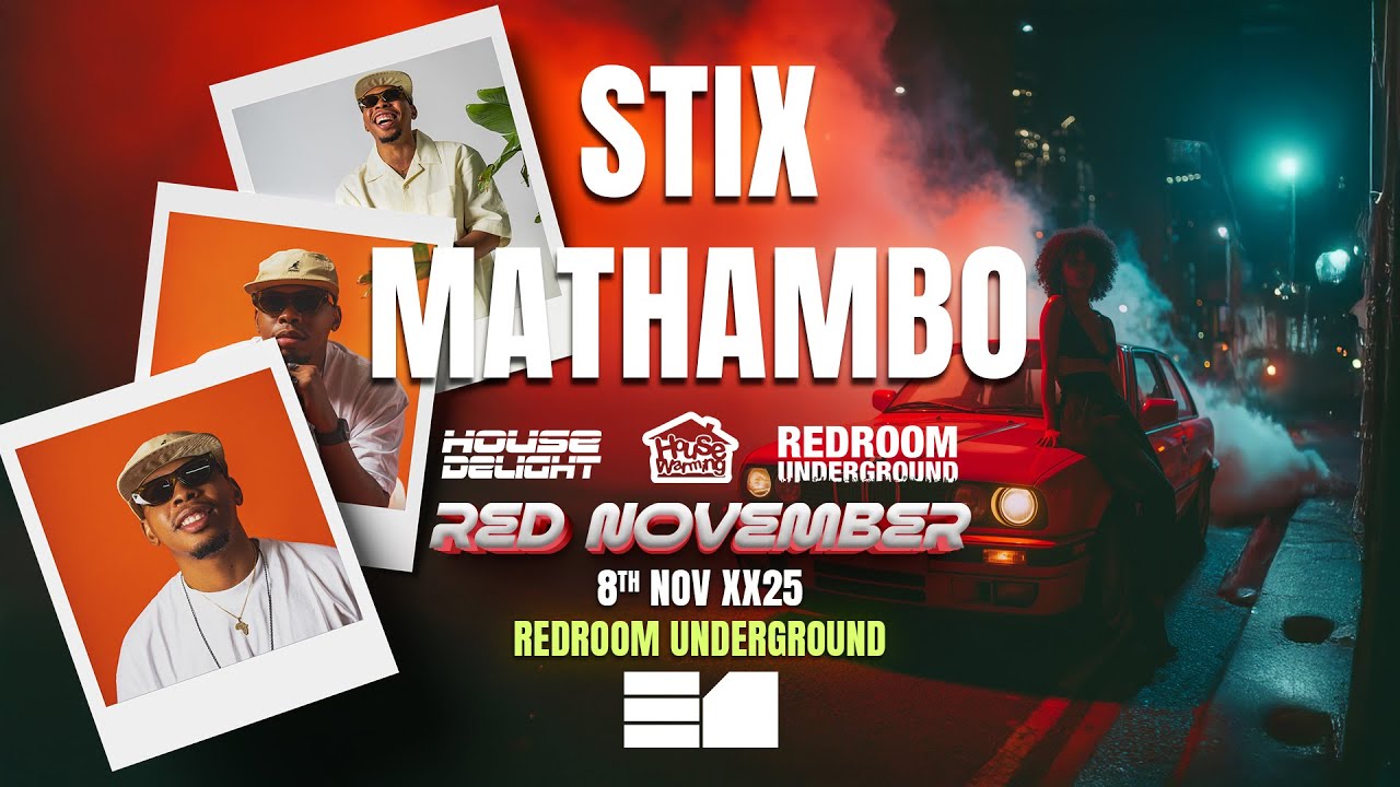 Stix Mathambo | Live at RedRoom | 8 Nov XX25