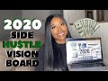 Side Hustle Vision Board 2020 | Girl Boss Manifestation | Digital Vision Board w/ Canva