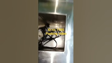 Sugarcane floor model machine packing video serial number 1305