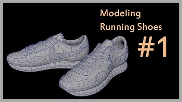 [Modeling] Modeling 3D Running Shoes in Maya Part 01, NIKE AIR PEGASUS 83, 나이키 운동화