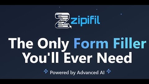 The Best AI Form Filler? (Completely customizable)