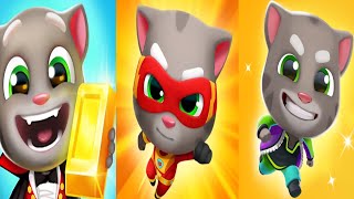 Talking Tom Time Rush Vs Talking Tom Hero Dash Vs Talking Tom Gold Run -Complete Bosses Sky Traps screenshot 5