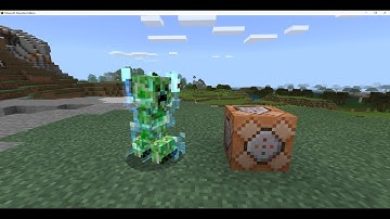 How to summon charged creeper with command block