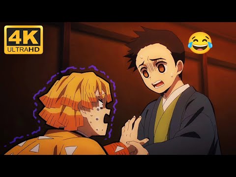 Zenitsu And Tanjiro Funny Moments in Hindi 😂 | Season 1 | Demon Slayer Funny Moments