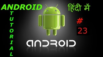 Android Studio Tutorial for Beginners In HINDI Part 23 - Seekbar In Android Studio