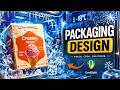 Ice Cream Box Packaging Design in CorelDRAW