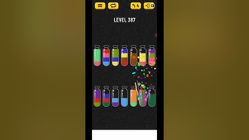 Soda Sort Water Color Puzzle Level 387 Gameplay