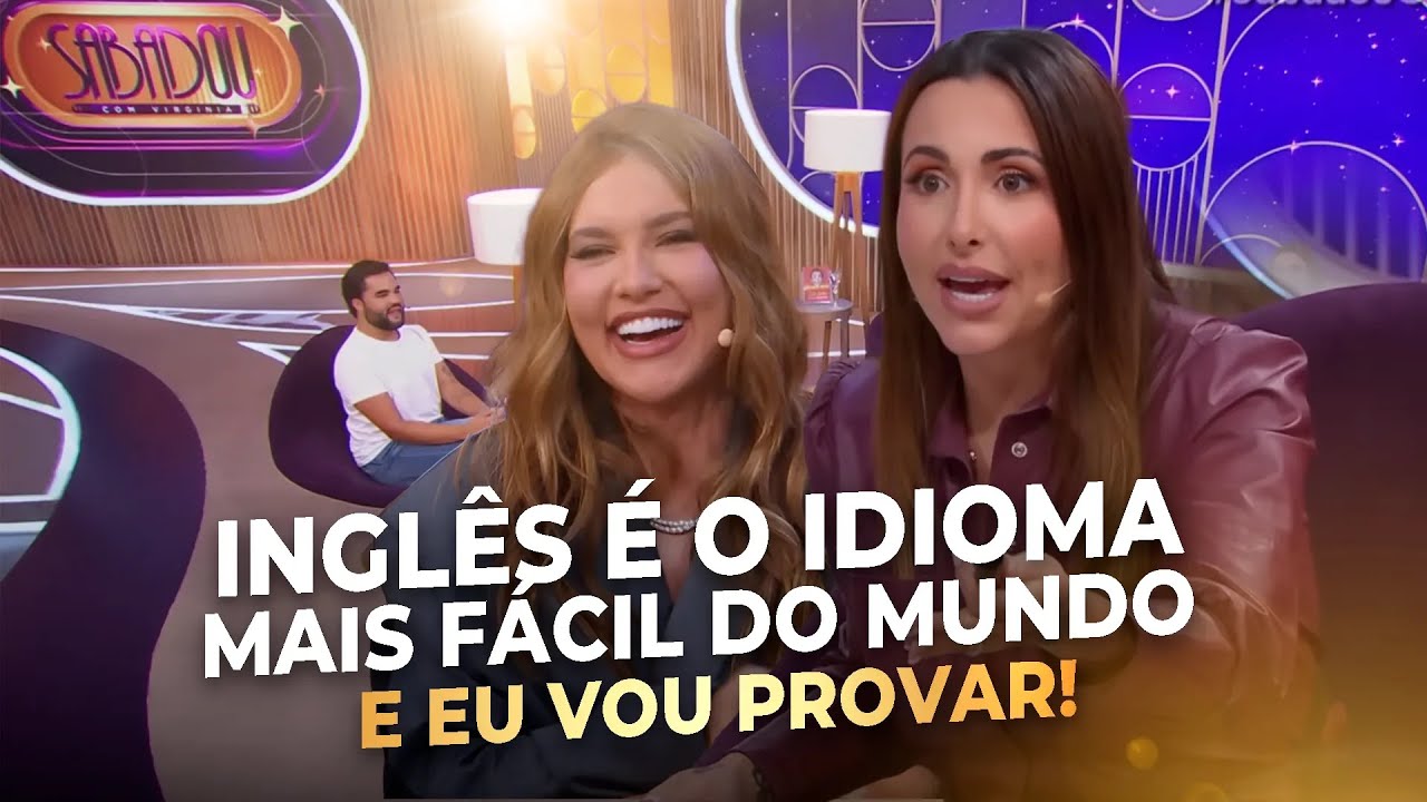 EU REVELEI para a VIRGINIA o SEGREDO do inglês! | Teacher dos Famosos