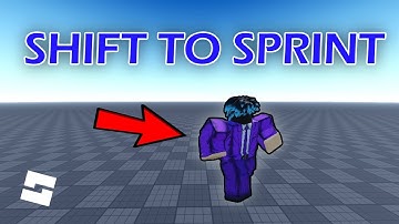 How to add SHIFT TO SPRINT in Roblox Studio 2024