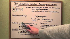Aufwendungen und Kosten - Unterschied verständlich erklärt (KLR)