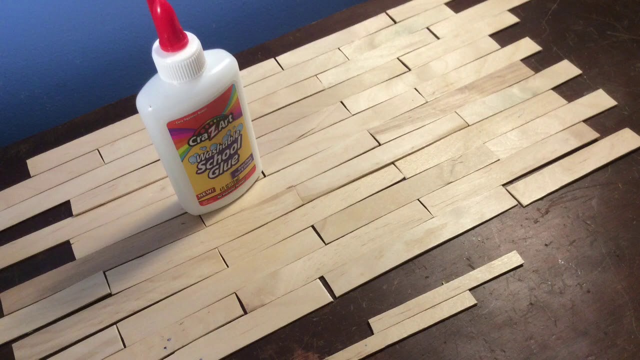 Real Wood Dollhouse Floors, tips on installing and staining - YouTube