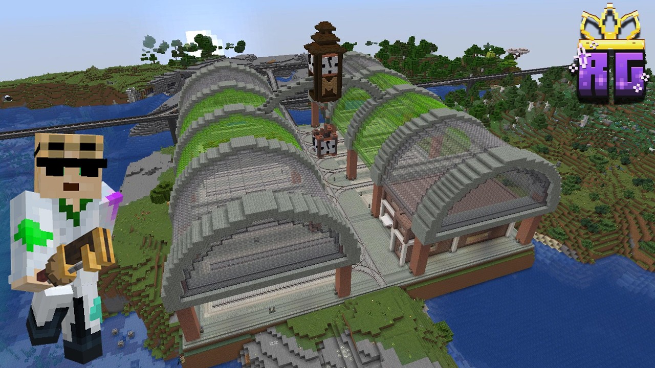 Building an Island Train Depot! (Regality SMP)