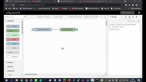 Node Red   01  Basic Debug