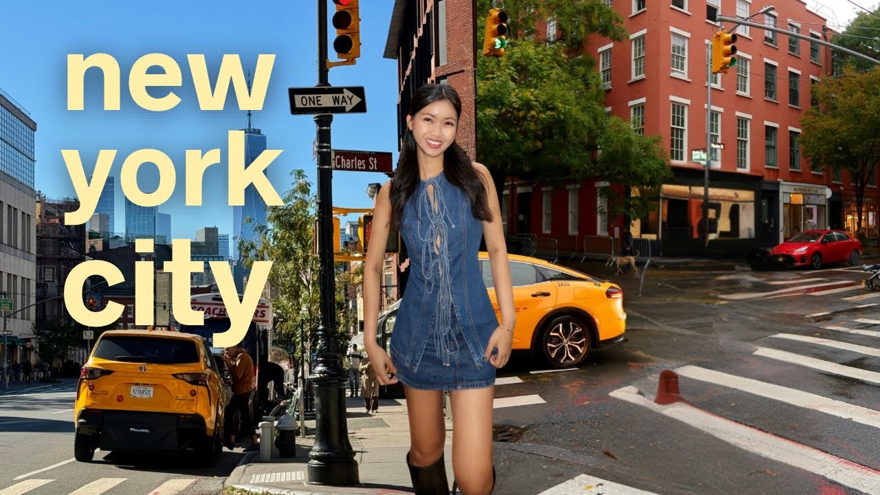 SOLO IN NYC 🚕🗽🏙️ visiting friends, cafe hopping, viral food spots