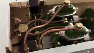 Twin Stuart Sun Engines second run on steam