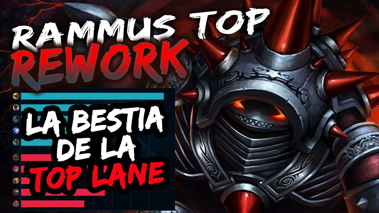 RAMMUS REWORK TOP vs Vi | WTF THIS DAMAGE! ESTA ROTISIMO ...