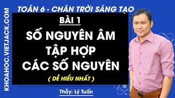 Toán lớp 6 Bài 1: Số nguyên âm - Tập hợp các số nguyên - trang 49, 53 | Chân trời sáng tạo