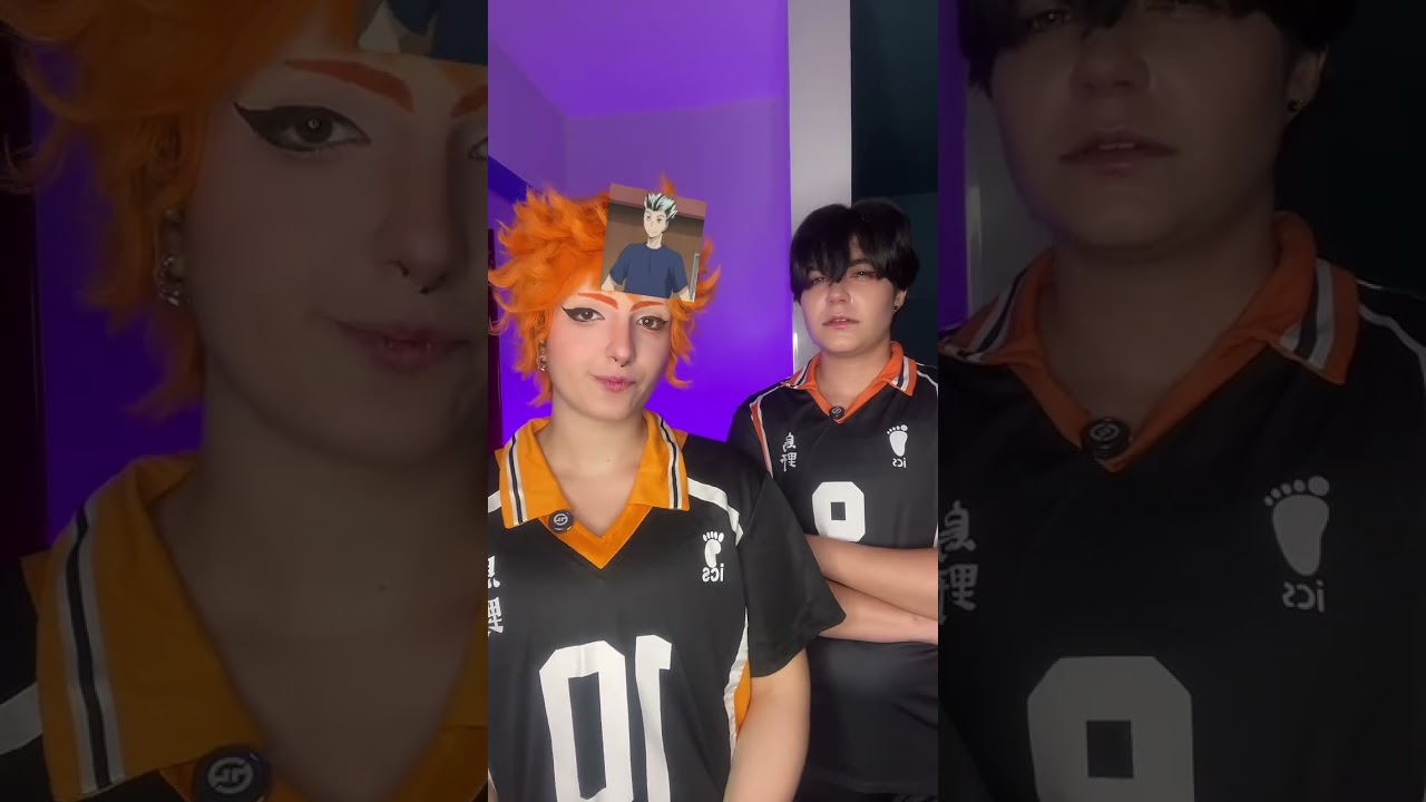 HINATA E KAGEYAMA TIRAM NO FILTRO!! #cosplay #haikyuu ​⁠ @Nandalorenzine