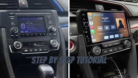 HOW TO INSTALL JOYING APPLE CARPLAY ON A HONDA CIVIC LX 2016-2021 (Step by Step)