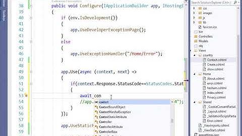 Asp.net core error pages كيف تنشأ صفحات الخطأ مع حل مشكلة اللغة العربية