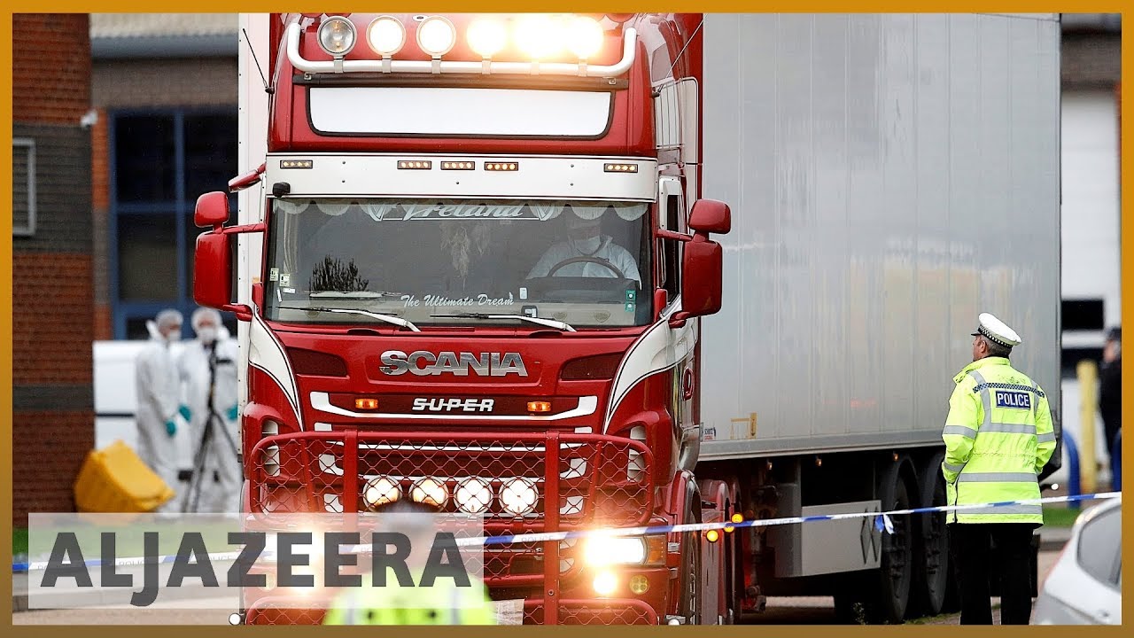 تم العثور على 39 جثة في المملكة المتحدة داخل حاوية شحن