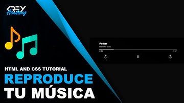 🎶 Cómo hacer un REPRODUCTOR de MUSICA con HTML CSS y JavaScript 🔥